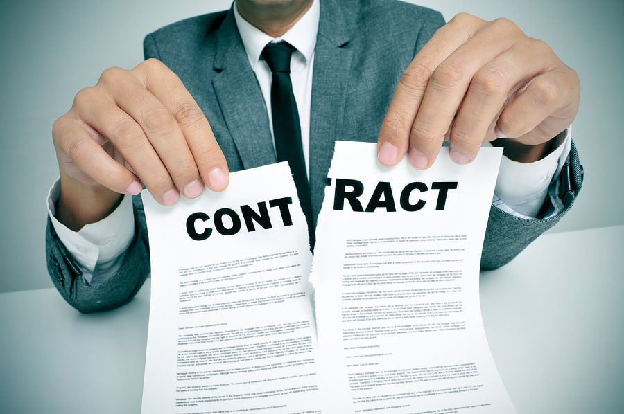 Contract in divorce cases